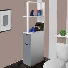 meuble wc etagere bois gain de place pour toilette 2 portes grises vente de id market conforama salle de bain meuble rangement et meuble wc