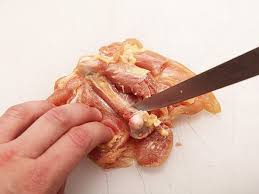Stuff about 2 tablespoons stuffing into the thigh. How To Debone A Chicken Thigh Knife Skills