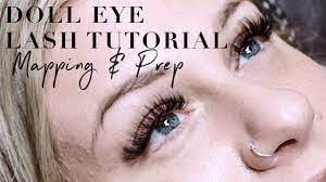 Lash Tutorial For Doll Eyes Mapping Prep Youtube