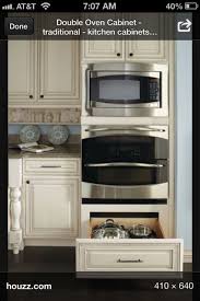 Perfect Love The Micro Height Above The Single Double Oven And Extra Large Pot Drawer Below Kitchen Cabinet Layout Oven Cabinet Wall Oven Kitchen