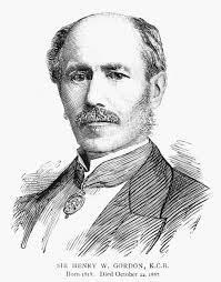 British Commissary-General Henry William Gordon (1818-1887) Wood Engraving  Print. Art Prints from Granger Art