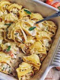 Lumaconi Au Poulet Et Moutarde A L Ancienne Recettes De Cuisine Recette Recette De Plat