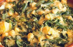 Cazuelas de garbanzos con bacalao y hierbabuena. Recetas Para Cocinar Potaje De Garbanzos Con Bacalao Recetas