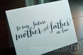 New In Laws Wedding Day Card To Mother Father In Law From Etsy Wedding Gifts For Parents Wedding Gift Cards Sentimental Wedding
