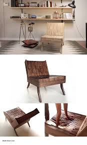 Housed In Sharp Mid Century Design The Block Chair Is Made Of An Interlocking Block System Inspired By One Of Wooden Chair Handcrafted Wood Mid Century Design