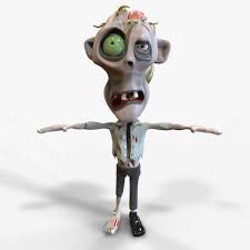 Zombie Max 3d Model Zombie Cartoon Zombie Village