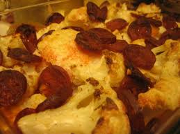 Gratin De Chou Fleur Au Chorizo Recette Gratin De Choux Gratin De Chou Fleur Chorizo