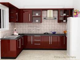 Maroon Neat Simple Elegant Kitchen Cupboard Designs Simple Kitchen Design Aluminum Kitchen Cabinets