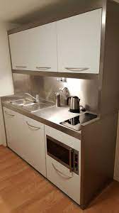 This Elfin Mini Kitchen Is 4 Years Old And Still Looks Brand New Brilliant For Offices School Tiny Kitchen Design Kitchen Design Small Kitchen Cabinet Design