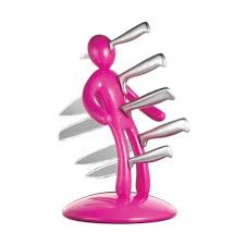 Bloc 5 Couteaux Pink