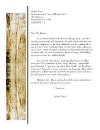 Interior Design Cover Letters Interior Design Interior Design Cover Letter Interior Design Resume Resume Design