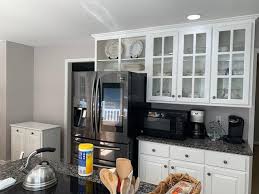 Painting cabinets with a solid, durable finish; Mdf Painting Power Washing Cabinet Painting Photo Album Cabinet Painting In Monroe Ct