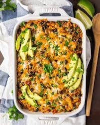 Mexican Chicken Quinoa Casserole Creamy Recipe Wellplated Com