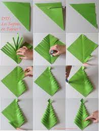 On vous propose une décoration de noël à faire en recyclant ses emballages ! Fabrique Des Sapins De Noel En Papier Diy Facile Et Rapide Noel Bricolage Noel Origami Sapin De Noel Et Sapin En Papier