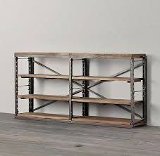 French Library Console Antique Iron Industrial Furniture Mid Century Modern House