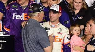 His former nfl team, the washington redskins, wished gibbs and his three drivers luck with a message on the video boards before their game. Daytona 500 Joe Gibbs Called Denny Hamlin S Win Biggest Of His Life
