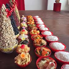 祭品 拜拜 praying 中元節 vegan taiwan culture table decorations decor