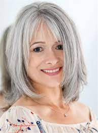 Wigsbuy Wigsbuy Medium Soft Layered Straight Fluffy Synthetic Hair Capless Wig Women 12 Hair Styles For Women Over 50 Medium Hair Styles Gorgeous Gray Hair