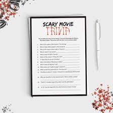 Put your film knowledge to the test and see how many movie trivia questions you can get right (we included the answers). Halloween Game Scary Movie Trivia Fun Halloween Party Game Etsy