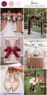 Colors Wedding Best 8 Rose Gold And Burgundy Wedding Color Ideas In 2021 Burgundy Wedding Colors Gold And Burgundy Wedding Rose Gold Wedding Decor