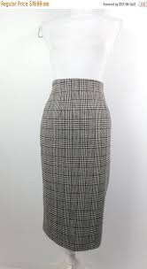 Black And White Checkered Pencil Skirt 35 Blowout Sale Vintage Savannah Black White Houndstooth Checkered Plaid Pattern High Waist Pencil School White Houndstooth Womens Pencil Skirts School Skirt