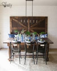 I altered my bench so it would only have two 2×8's instead of 4 2×4's. Diy Turned Leg Farmhouse Dining Table Shanty 2 Chic