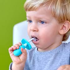 Marcus & Marcus 3-Stage Grow Palm Grasp Training Toothbrush Set