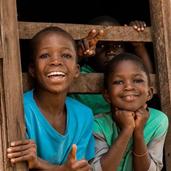 Children smiling