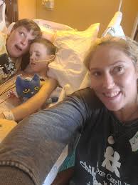 This is Paul and Kelsie Anderson with their son Elijah. Though Elijah has  had improvements, he's still