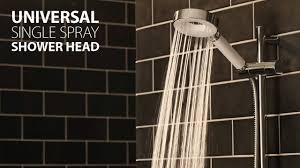 Shower head with water droplets and steam. Triton Universal Fitting Shower Heads Iris Hand Held Single Spray Pattern Youtube