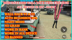 Loại bỏ vũ khí sát thương. Mod Data Free Fire Ob28 1 62 X Má»i Nháº¥t Phien Ä'i Xuyen TÆ°á»ng V1 Va V2 Cho Má»i May 32bit Va 64bit