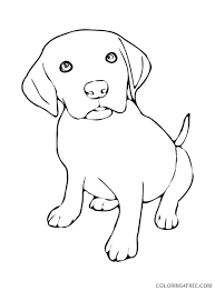 Click on any of the pictures of dogs above to start coloring. Black And White Dog Coloring Pages Menext Puppy Printable Coloring4free Coloring4free Com