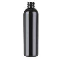4 oz Black 20-410 Cosmo Round PET Plastic Bottle 100% PCR - Citadel  Packaging