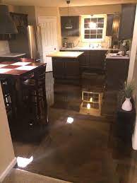 Cove bases can be applied to perimeter wall areas are coated to the top edge for. Metallic Epoxy Kitchen Floor Concrete Kitchen Floor Kitchen Flooring Epoxy Floor