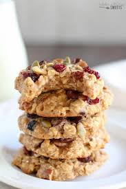 Add in the sugars, egg and vanilla and beat until well mixed. Healthy Oatmeal Cookies Celebrating Sweets