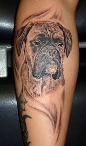 Black And White Boxer Dog Tattoo Ideas Fabulous Dog Tattoo Tattoobite Com Boxer Tattoo Boxer Dog Tattoo Dog Memorial Tattoos