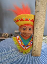 Vintage Russ Berrie Sombrero Fiesta 5" Troll