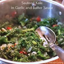 Sauteed Kale In Garlic And Butter Sauce Recipe Sauteed Kale Garlic Butter Sauce Cooked Kale Recipes