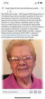 Portrush Memorial Page