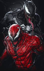 What seems to be a nice meeting to solve the problem soon became a carnage fight (of words only, gladly). Artstation Venom X Carnage X Antivenom Abrar Khan Marvel Spiderman Art Carnage Marvel Venom Comics