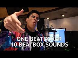 One Beatboxer 40 Beatbox Sounds Youtube