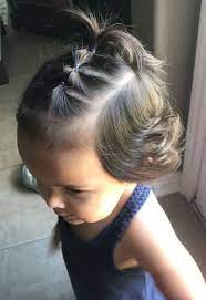 21 Easy Hairstyles That Take No Time To Do Easy Hairstyles Time Toddler Hairstyles Girl Baby Hairstyles Baby Girl Hairstyles