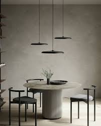 The Slim Design And Dimmable Built In Led Panel Make Artist A Perfect Match For Your Dining Table When Hanging Artist Above You In 2020 Led Panel Nordlux Dining Table