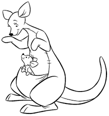 Winnie the pooh and friends. Winnie The Pooh Kangaroo Coloring Web Page Wecoloringpage Roo From Pages Bear Baby For Adults My Friends Tigger And Free Printable Colouring Pictures Oguchionyewu