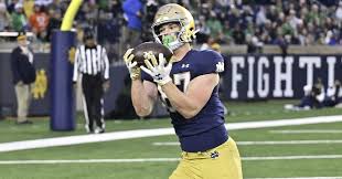 No. 2 Notre Dame's Cooper Flanagan Out with Hamstring Injury at No. 8 BYU