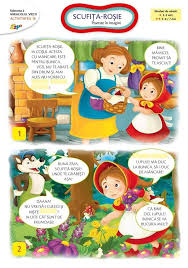 Scufița roșie este un basm din folclorul european despre o tânără fată și un lup mare și rău. Povestea Scufita Rosie Activitate GrÄƒdiniÈ›a Nr 255 Facebook