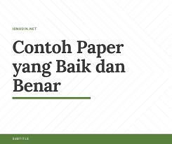 And teresa petrick, mn, rn tujuan penelitian : Contoh Paper Singkat Penelitian Kuliah Penulisan Susunan Paper