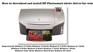 Please scroll down to find a latest utilities and drivers for your hp photosmart c4680. How To Download And Install Hp Photosmart 2610v Driver Windows 10 8 1 8 7 Vista Xp Youtube