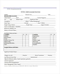 Blank nursing care plan templates google search nursing. Free 18 Sample Nursing Assessment Forms In Pdf Ms Word