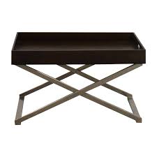 The fashionable side table with a metal frame, besides the stable storage surface, also provides a vase in which you can arrange flowers. 85 Off West Elm West Elm Collapsible Coffee Table Tables